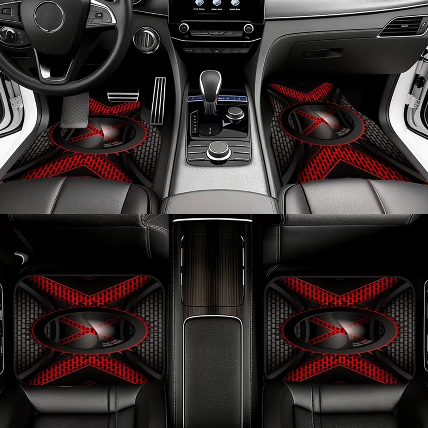 Conjunto de 4 Tapetes para Car - Interior Design Industrial Style avaliação e preço