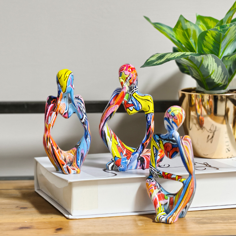 Escultura de figura abstrata d - Interior Design Apartment avaliação e preço