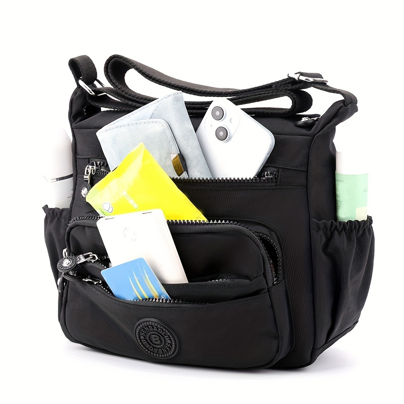 Bolsa crossbody chique de nylo - Interior Design School avaliação e preço