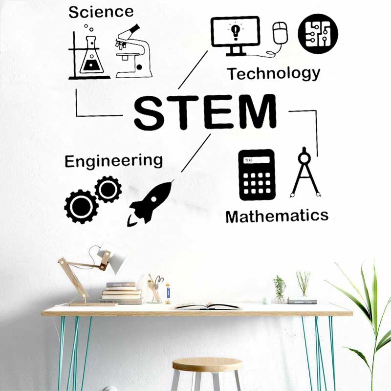 Adesivos de parede haste ciênc - Interior Design School avaliação e preço